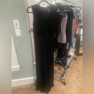 Vince Camuto black jumpsuit with ties